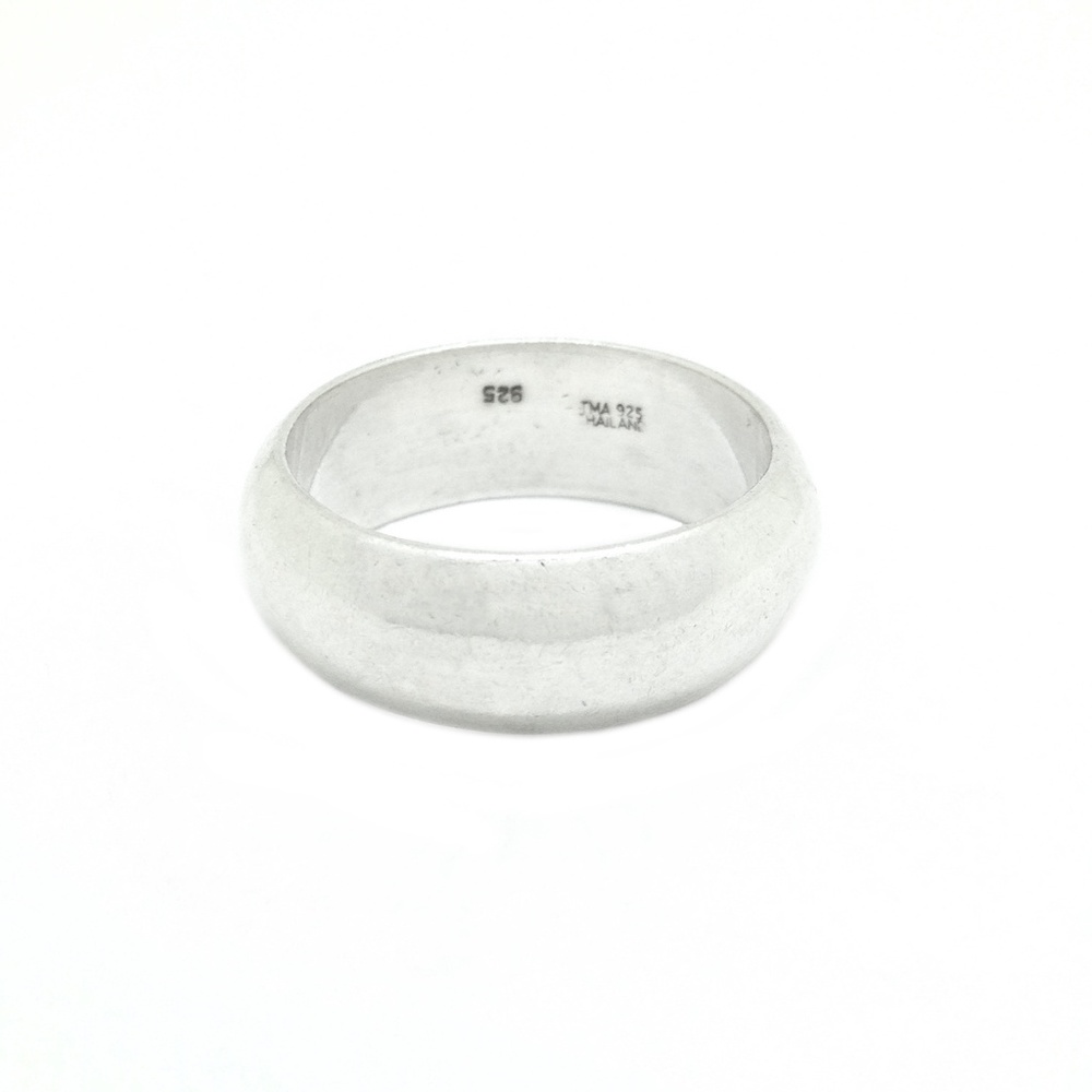 Ring Wide Band Sterling Silver